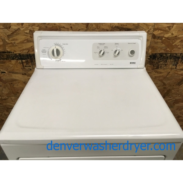 HeavyDuty Kenmore Quality Refurbished Electric Dryer, 1Year Warranty