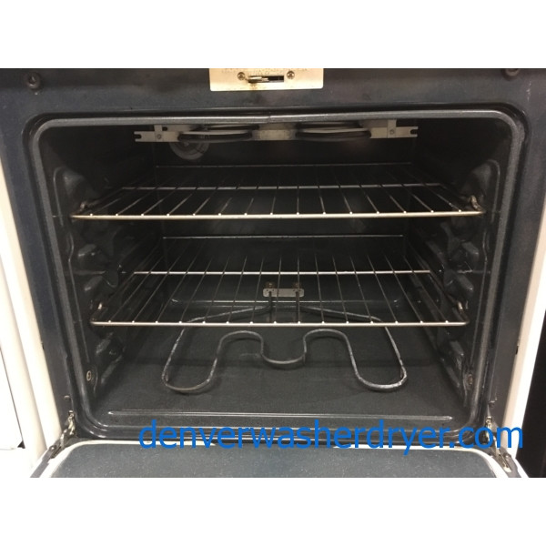 30″ GE Spectra Electric Coil-Top Range, 1-Year Warranty