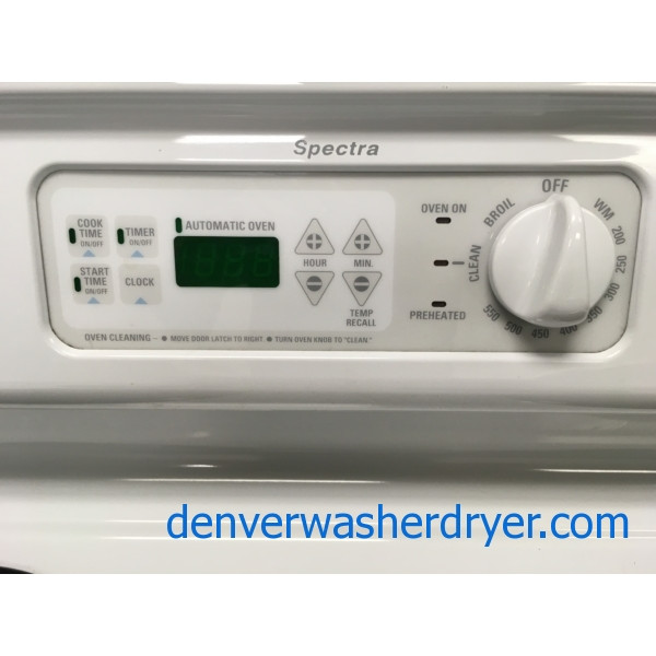 30" GE Spectra Electric CoilTop Range, 1Year Warranty 4428