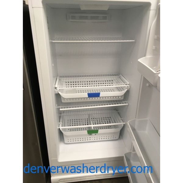 34" Frigidaire Upright Freezer, 16.6 Cu. Ft., 1Year Warranty 4429