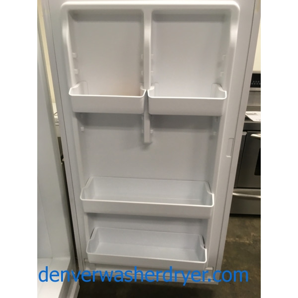 34" Frigidaire Upright Freezer, 16.6 Cu. Ft., 1Year Warranty 4429