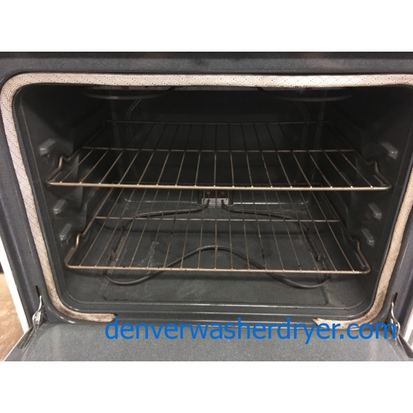 Whirlpool 30″ Free-Standing Electric Coil-Top Range, 1-Year Warranty