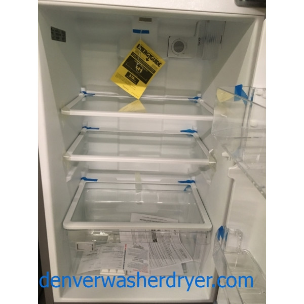 25″ BRAND-NEW Whirlpool Top-Freezer (10.7 Cu. Ft.) Refrigerator, 1-Year Warranty