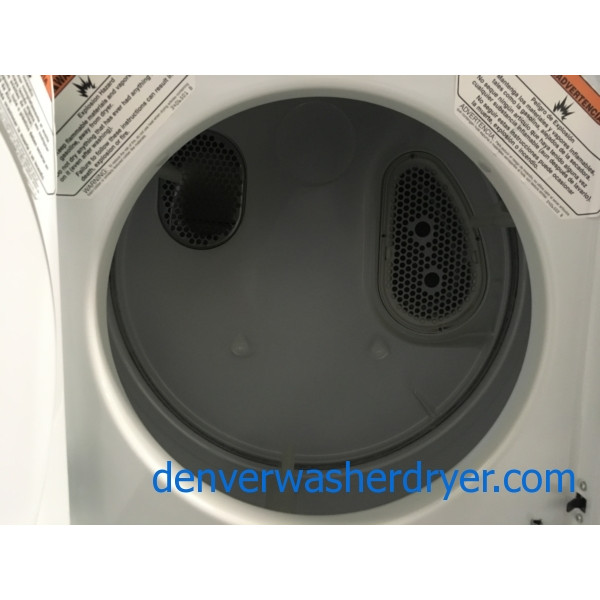 24″ Heavy-Duty Quality Refurbished Kenmore Unitized Laundry Center, 1-Year Warranty