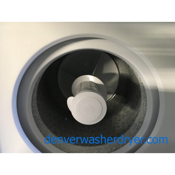 24″ Heavy-Duty Quality Refurbished Kenmore Unitized Laundry Center, 1-Year Warranty