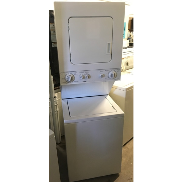 24" HeavyDuty Quality Refurbished Kenmore Unitized Laundry Center, 1