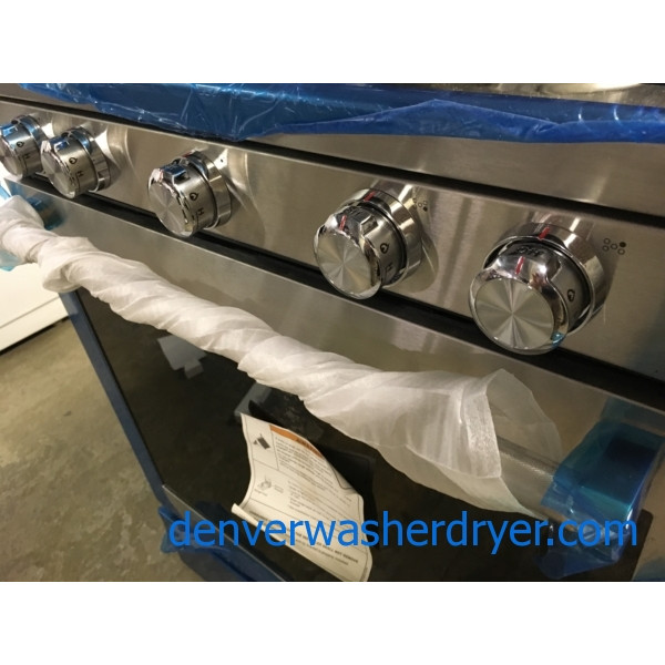 Brand-New 30″ KitchenAid 5-Burner *GAS* Range, 90-Day Warranty