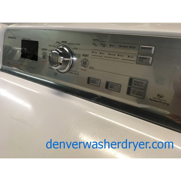 27″ Maytag Direct-Drive Top-Load Washer & Electric Dryer, Quality Refurbished, 1-Year Warranty