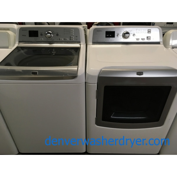 27" Maytag DirectDrive TopLoad Washer & Electric Dryer, Quality
