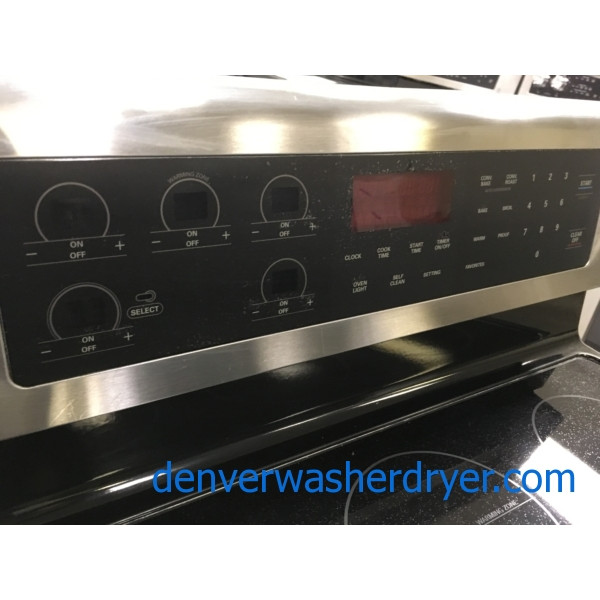 30" FreeStanding LG Electric GlassTop Range with Fan Convection, 1