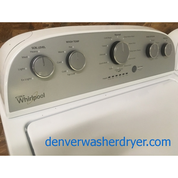 27″ Whirlpool Quality Refurbished Top-Load HE Washer, 1-Year Warranty