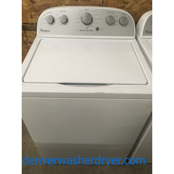 27″ Whirlpool Quality Refurbished Top-Load HE Washer, 1-Year Warranty