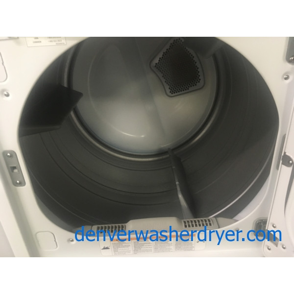 27″ LG HE Top-Load Washer & HE Electric Dryer w/Sound-Reduction Technology, 1-Year Warranty