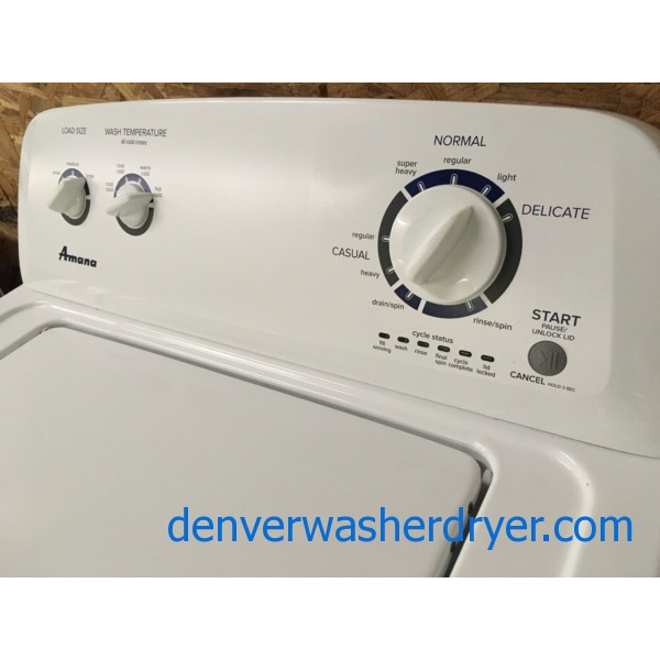 Sweet Amana(Maytag) Washing Machine, Top-Load, Full-Sized, Good Working, 1-Year Warranty!