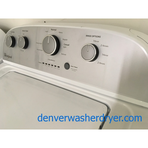 Quality Refurbished Whirlpool Top-Load Washer, 1-Year Warranty