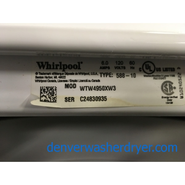 Quality Refurbished Whirlpool Top-Load Washer, 1-Year Warranty