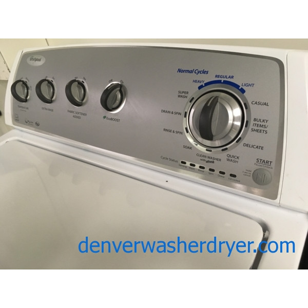 Quality Refurbished Whirlpool Top-Load Washer, 1-Year Warranty