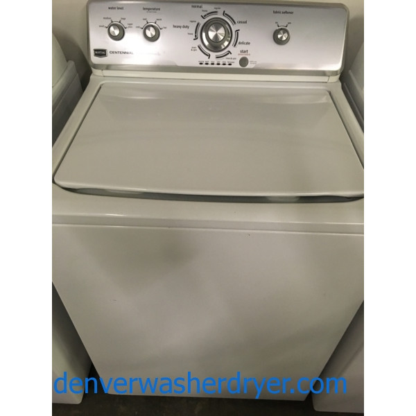 Top-Load Maytag Washing Machine with Agitator, Commercial Technology, Quality Refurbished, 1-Year Warranty!
