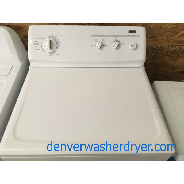 *GAS* Kenmore Elite Dryer, Slim 27″ Wide, KING Size Capacity, White, Quality Refurbished, 1-Year Warranty!