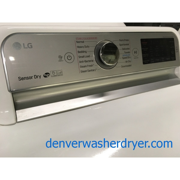 Brand New LG Top-Load HE Direct-Drive Washer, *GAS* HE Dryer, Mega Capacity, 1-Year Warranty