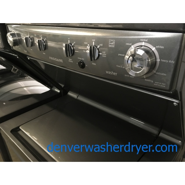 Full-Sized, 27″, Unitized, HE, Slate, 220V, Frigidaire Stacker, Quality Refurbished, 1-Year Warranty!