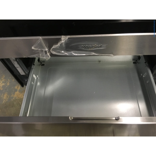 New! Whirlpool Glass-Top 30″ Stainless Electric Range, 1-Year Warranty!