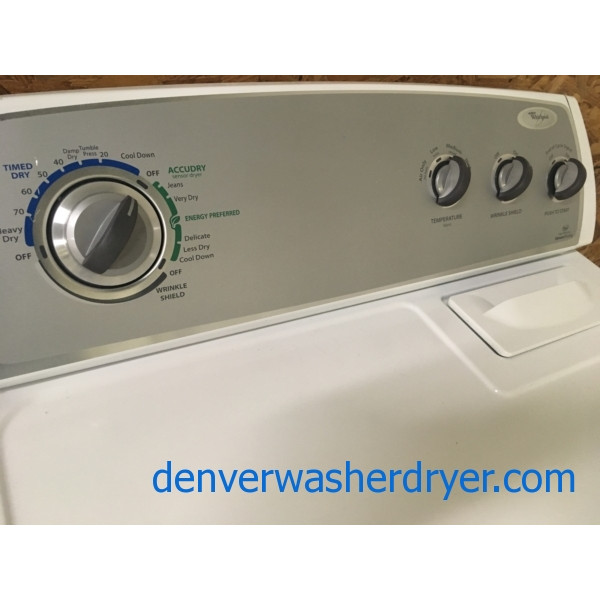 Rare! Whirlpool HE Electric Dryer, 29″ Wide, Quality Refurbished, 1-Year Warranty!