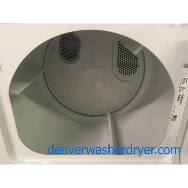New! Amana (Maytag), HE, FullSized Washer and Dryer Set, 1Year