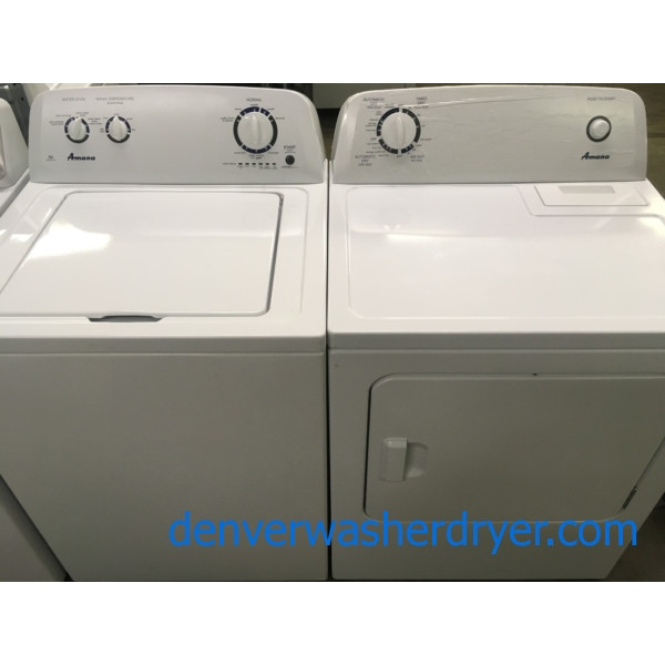 New! Amana (Maytag), HE, Full-Sized Washer and Dryer Set, 1-Year Warranty!
