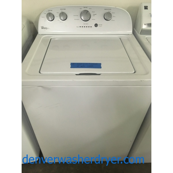 Whirlpool VM Washing Machine w/Agitator
