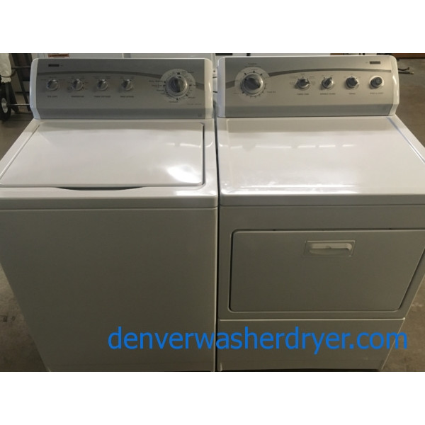 Great Kenmore 800 Series Laundry Set, Direct-Drive, Heavy-Duty, Quality Refurbished, 1-Year Warranty!