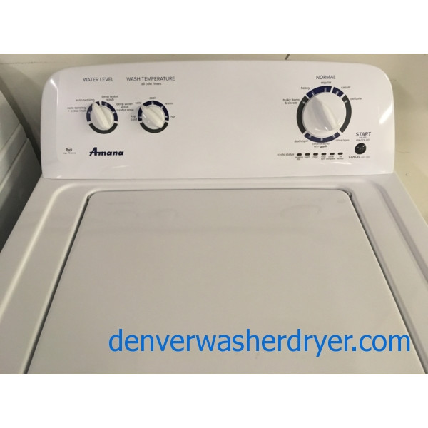 NEW! Amana Washer, HE, Agitator, 1-Year Warranty!