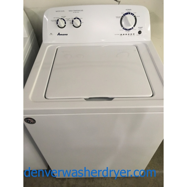 NEW! Amana Washer, HE, Agitator, 1-Year Warranty!
