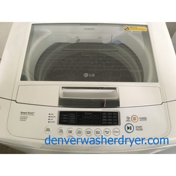 Lovely LG, Top-Load Washer, Direct-Drive, HE, Energy-Star, Quality Refurbished, 1-Year Warranty!