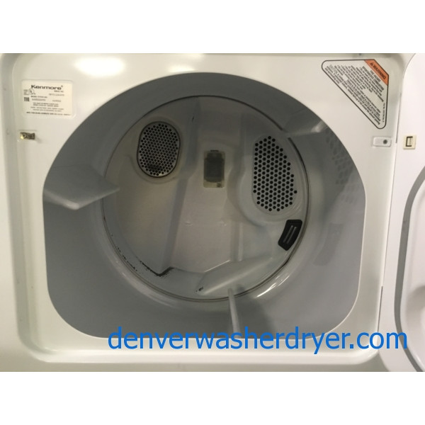 Wonderful Kenmore 80 Series Dryer, 220V, 29″ Wide, Quality Refurbished, 1-Year Warranty!