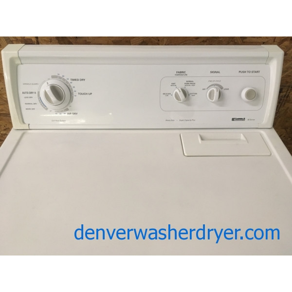 Wonderful Kenmore 80 Series Dryer, 220V, 29″ Wide, Quality Refurbished, 1-Year Warranty!