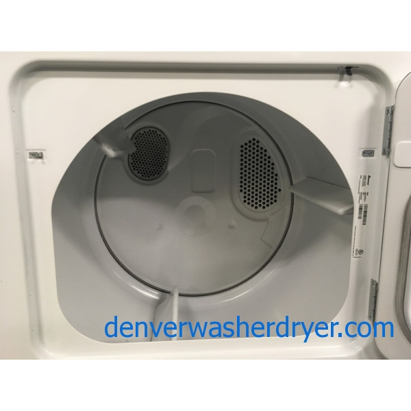 Amana Washer and Dryer Set, HE, 220V, Wash Plate Style, 29″ Wide, Quality Refurbished, 1-Year Warranty!