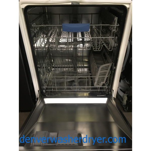 NEW! Bosch 500 Series 24" Recessed Handle Dishwasher, White 4594