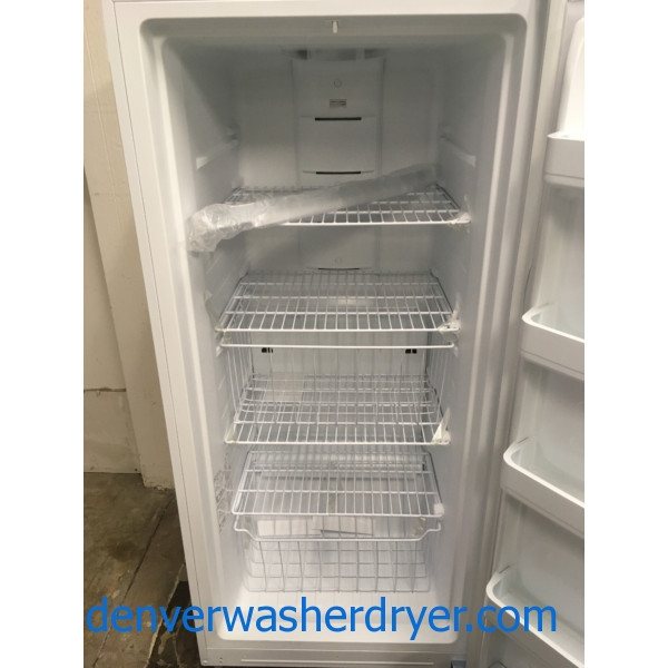 NEW! Insignia Convertible Freezer/Refrigerator, White, 61" Tall, 1Year