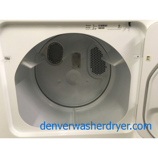 Whirlpool Dryer, 220V, 29" Wide, 6.5 Cu. Ft. Capacity, Quality