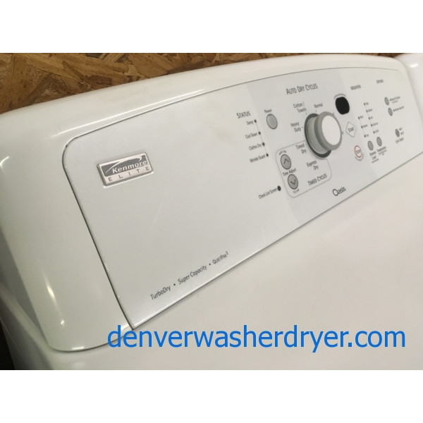 Mighty Kenmore ELITE Oasis Dryer, Capacity 7.3 Cu.Ft., 29" Wide, 220V