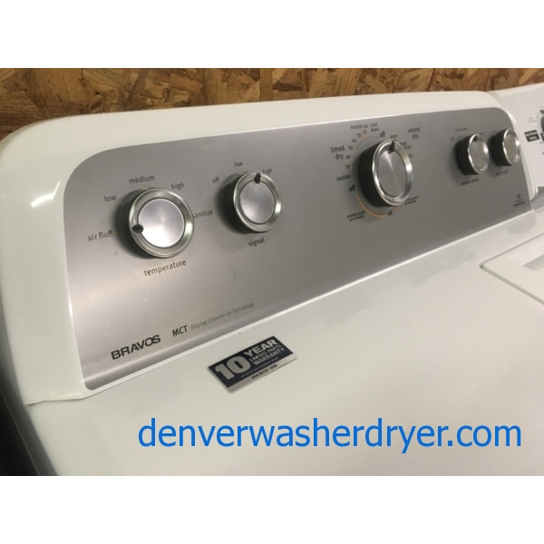 Awesome Maytag Dryer, 29″ Wide, 220V, Sanitize Cycle, Large Capacity, Quality Refurbished, 1-Year Warranty!