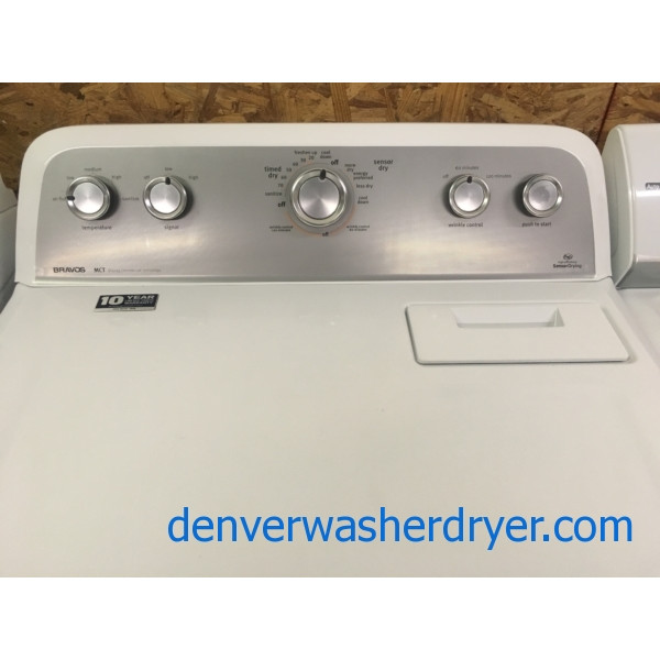 Awesome Maytag Dryer, 29″ Wide, 220V, Sanitize Cycle, Large Capacity, Quality Refurbished, 1-Year Warranty!