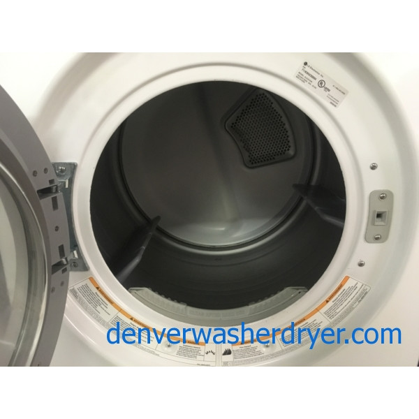 Front-Load LG TROMM Set, White, Super Capacity, 220V, Water Plus Option, Sense Dry, Quality Refurbished, 1-Year Warranty!