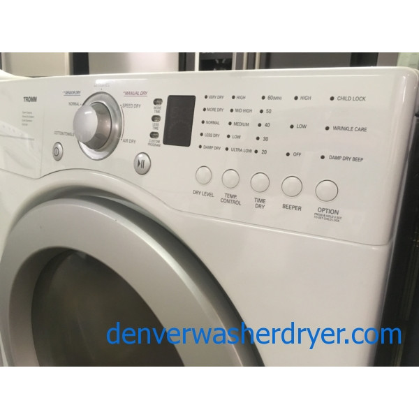FrontLoad LG TROMM Set, White, Super Capacity, 220V, Water Plus Option