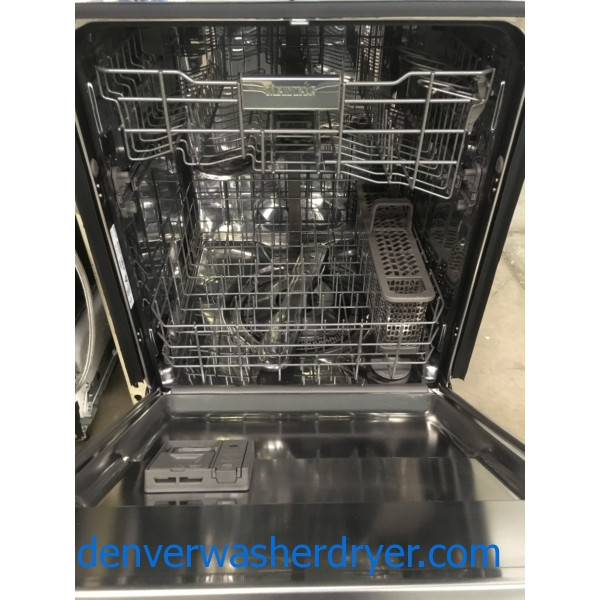 NEW! Maytag Dishwasher, Built-In, Fingerprint Resistant Steel, Sanitize, 1-Year Warranty!