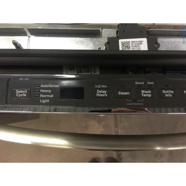 NEW!! GE Dishwasher, Fingerprint Resistant Slate, BuiltIn, 3 Racks