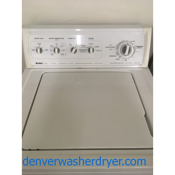 Kenmore 80 Series Washer, Heavy-Duty, Super Capacity, Speed Options, Agitator, Quality Refurbished, 90-Day Warranty!