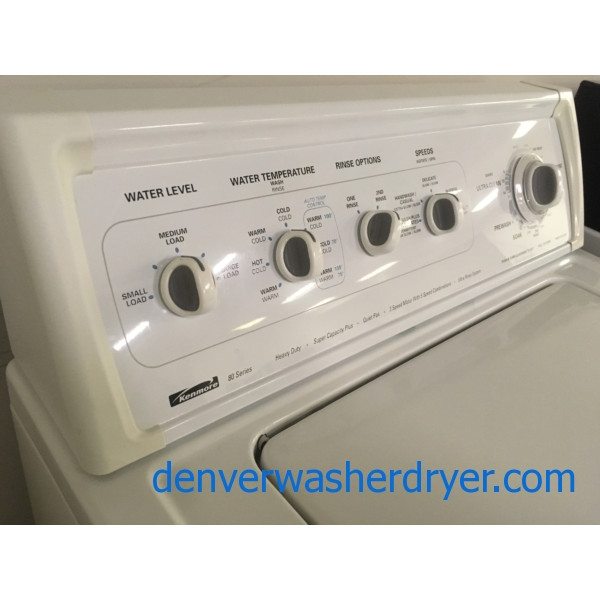 Kenmore 80 Series Washer, Agitator, Heavy-Duty, Adjust Speed, Capacity 3.2  Cu.Ft., Quality Refurbished, 1-Year Warranty! - #5136 - Denver Washer Dryer