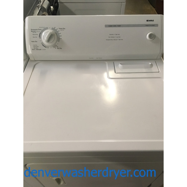 Nice Kenmore 80 Series Set, Electric, Agitator, 29″ Wide, Super Capacity, Quality Refurbished, 1-Year Warranty!